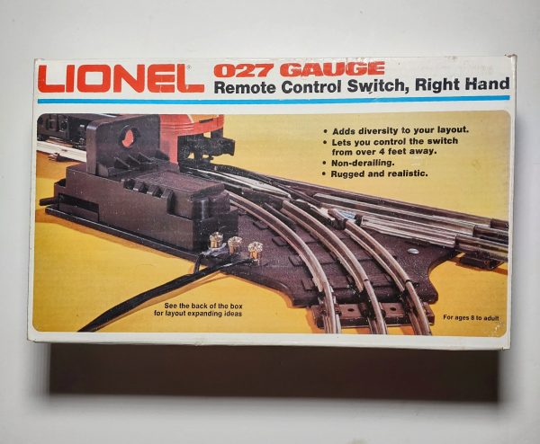 6-5122 Lionel 027 gauge Remote Control Switch, Right Hand - Image 2