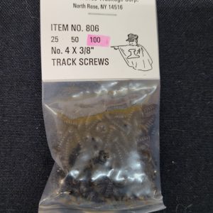 #4x3/8" Phillips Pan Head Screw Black Pkg/100