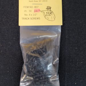 #4x1/2" Phillips Pan Head Screw Black Pkg/100