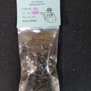 #4x3/4" Phillips Pan Head Screw Black Pkg/100